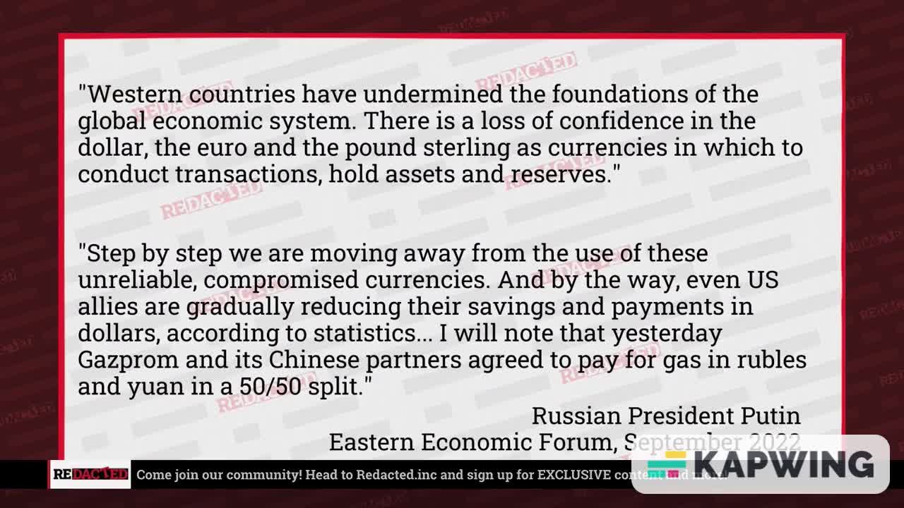 Putin just DESTROYED the WEF and NATO Pt 1
