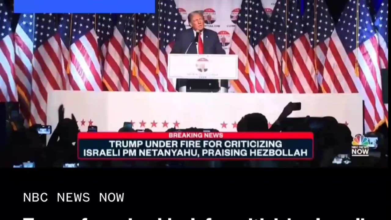 NETANYAHU LET TRUMP DOWN