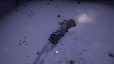 Enemy partisan setting up fires