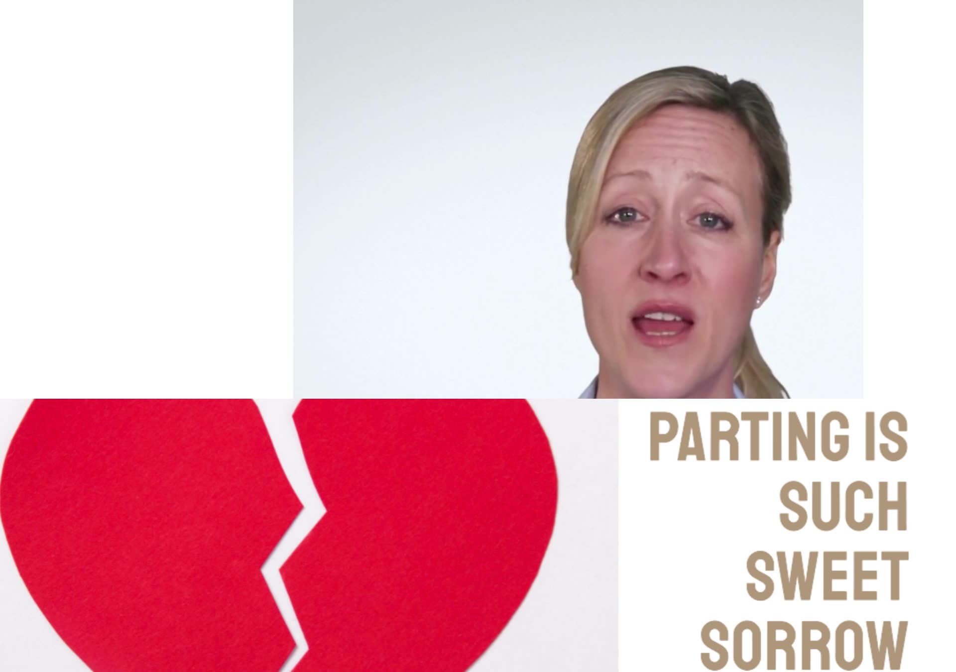 T-Shirt with Shakespeare Text Partinig is Such Sweet Sorrow