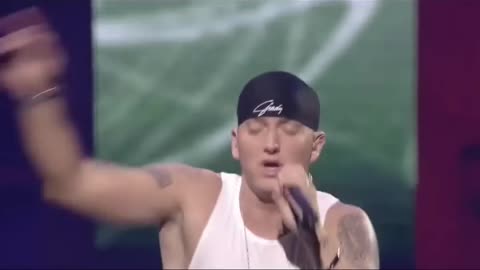 Eminem gets emotional while singing Mockingbird #fyp>