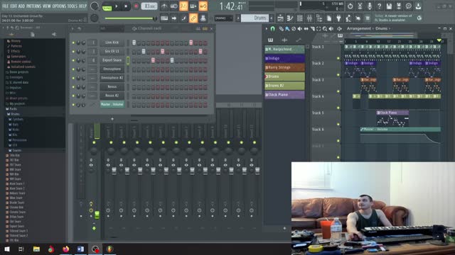 Day #13 - Making music live everyday for a year - Music and Conversation Podcast, come chat!