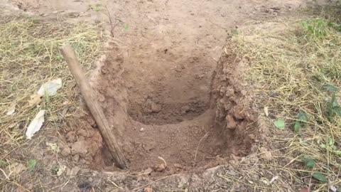 Unbelievable! A Small Hill become Beautiful Underground House Build by a Men - Hobbit House ( Full )