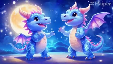 Dancing Dragons - AI Animation