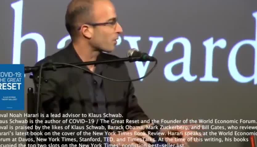 Yuval Harari admitting ambition of engineering eternal life (Gilgamesh Project)
