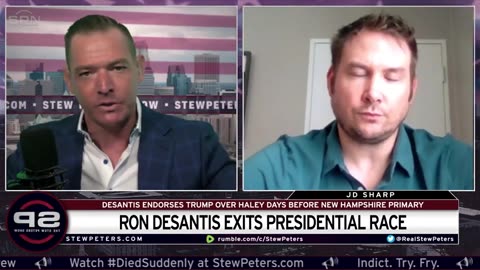 Loser Desantis QUITS Race: Endorses Trump Days Before New Hampshire Primary