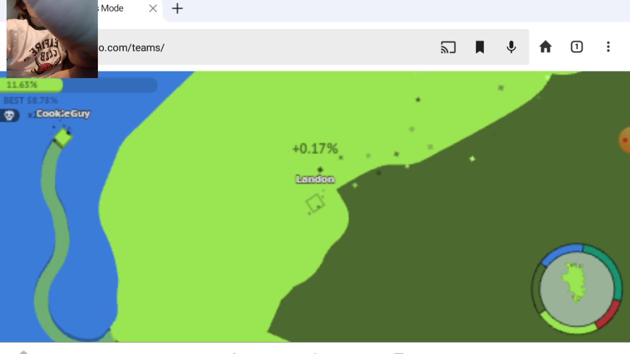 Paper.io 2 Teams mode