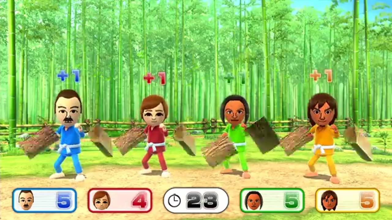 All sports mini game II difficulty level