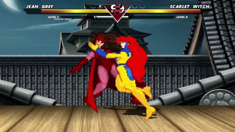 JEAN GREY vs SCARLET WITCH - (Hardest AI)