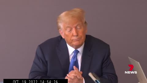 A New York court has released video of Donald Trump repeatedly denying a rape claim _ 7NEWS