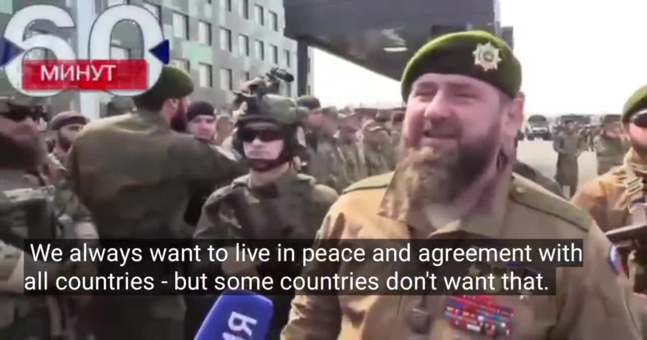Kadyrov - world's most sanctioned man - says 70,000 Chechens are ready to go to Ukraine