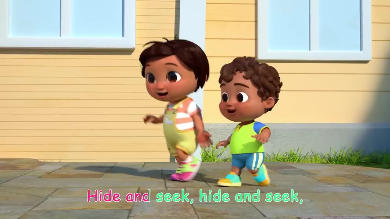 Hide and seek song,kids song