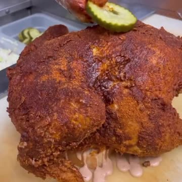 World biggest chicken sandwich 🥪🐥