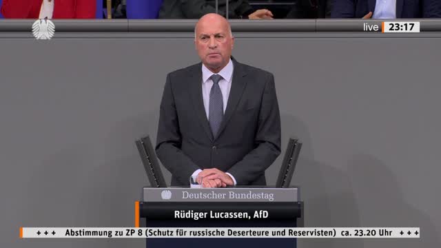 Rüdiger Lucassen Rede vom 29.09.2022 - Schutz für russische Deserteure und Reservisten
