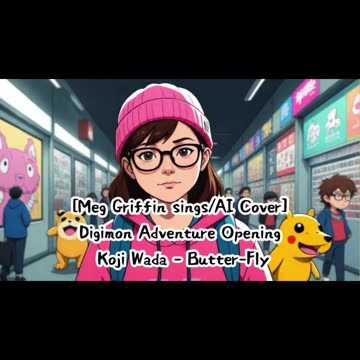 [Meg Griffin sings/AI Cover] Digimon Adventure Opening Kōji Wada - Butter-Fly