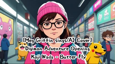 [Meg Griffin sings/AI Cover] Digimon Adventure Opening Kōji Wada - Butter-Fly