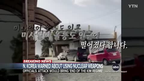 US, South Korea warn North Korea following missile launches