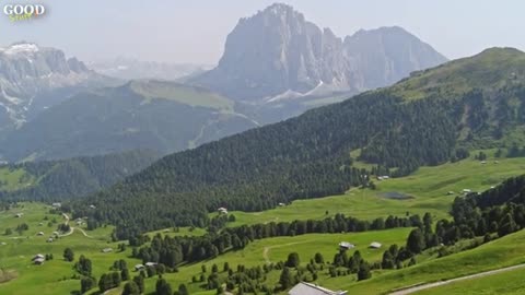 Riding Chairlift with Most Impressive View of the Dolomites, Seceda Mountain Italy