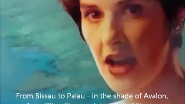 Enya Orinoco Flow lyrics on screen