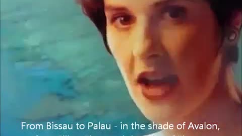 Enya Orinoco Flow lyrics on screen