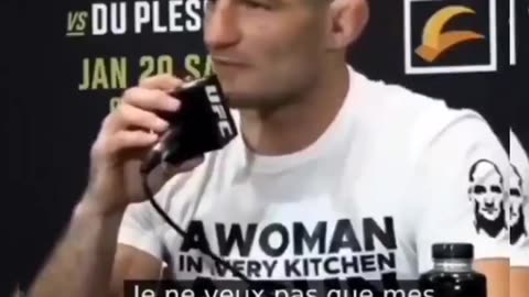World UFC Champion Athlete slams down a Canadian fake news reporter..