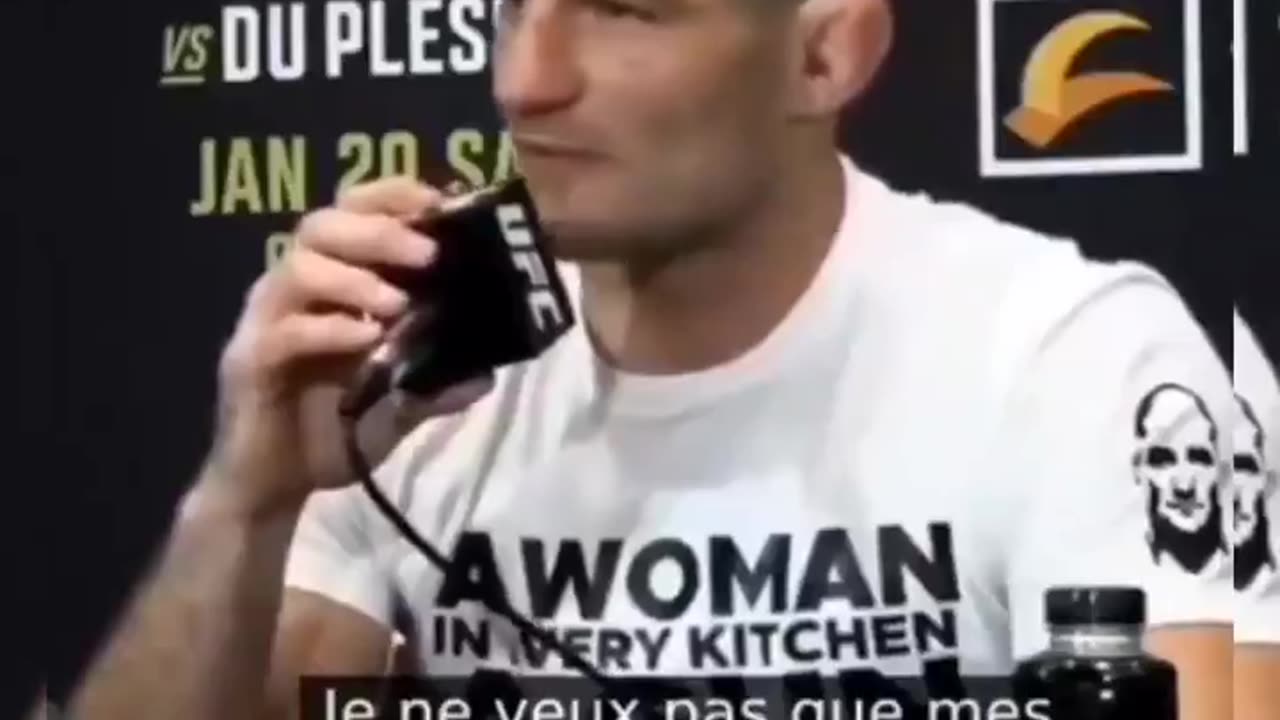 World UFC Champion Athlete slams down a Canadian fake news reporter..