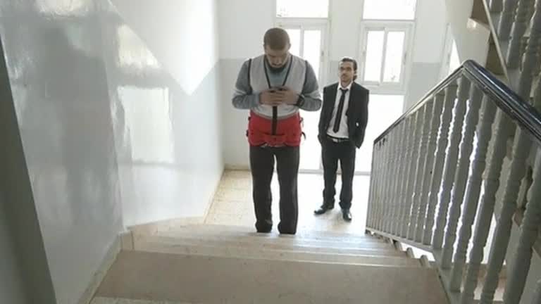 Palestinian students design vest to help the blind navigate