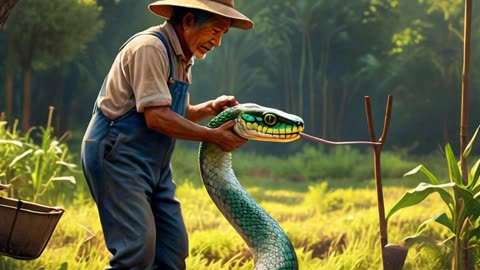 Farmer and snak story