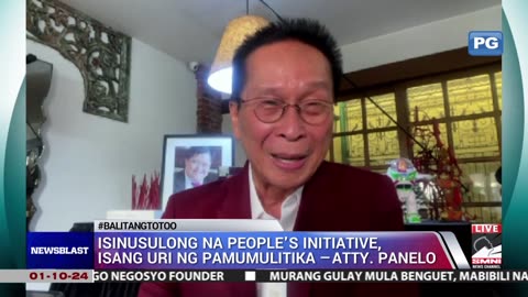 Isinusulong na People's Initiative, isang uri ng pamumulitika —Atty. Panelo