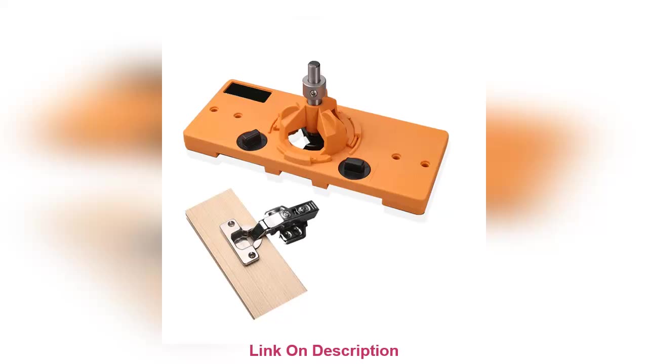 Deal JIGHOLE 35mm Concealed Hinge Jig Kit Woodworki