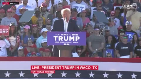 Donald Trump FIRST 2024 MAGA RALLY! Waco, Texas- March 25, 2023