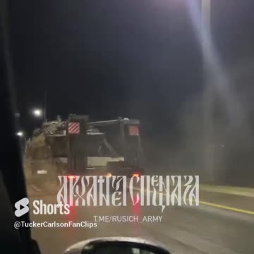 Captured AFU French AMX10 'Tank' On Flatbed In Mariupol - Ukraine War Combat Footage 2023 Today