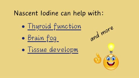 Nascent Iodine