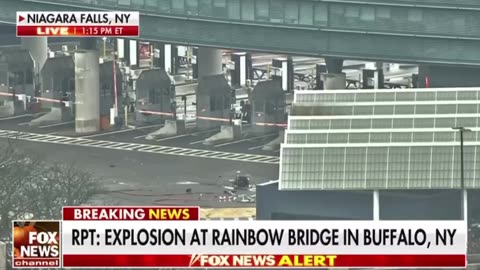 🚨 Explosion at Rainbow Bridge in Buffalo New York