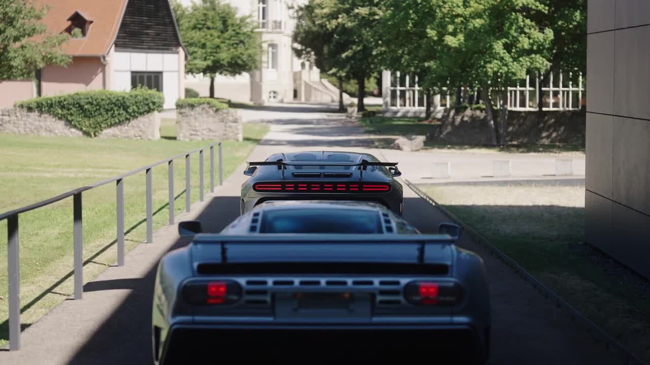 BUGATTI CENTODIECI Inspired by The Legendary EB110 Supersport