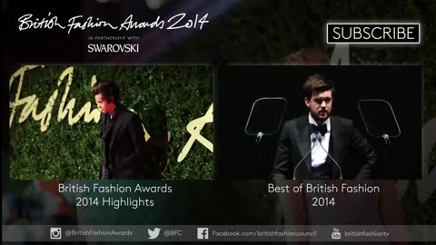 Cara Delevingne Model of The Year British Fashion Awards 2014