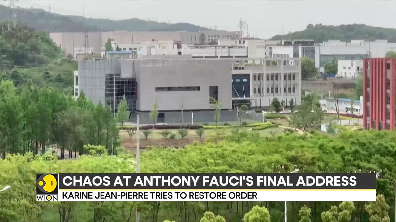 Chaos erupt as Antony faucial makes his final address