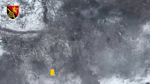 Incredible Artillery Strikes on a Russian Supply Depot