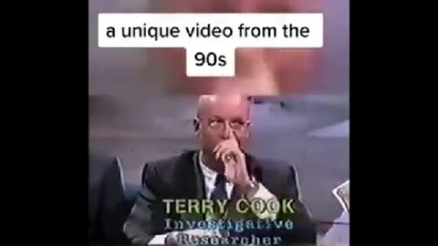 A Unique Video From The 90s, Terry Cook talks about the New World Order