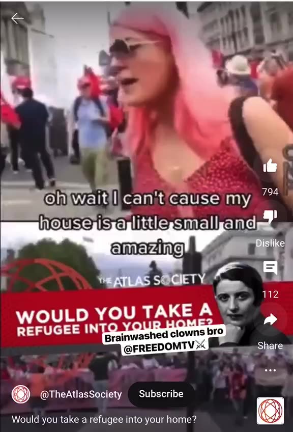 Open border refugee clowns bro