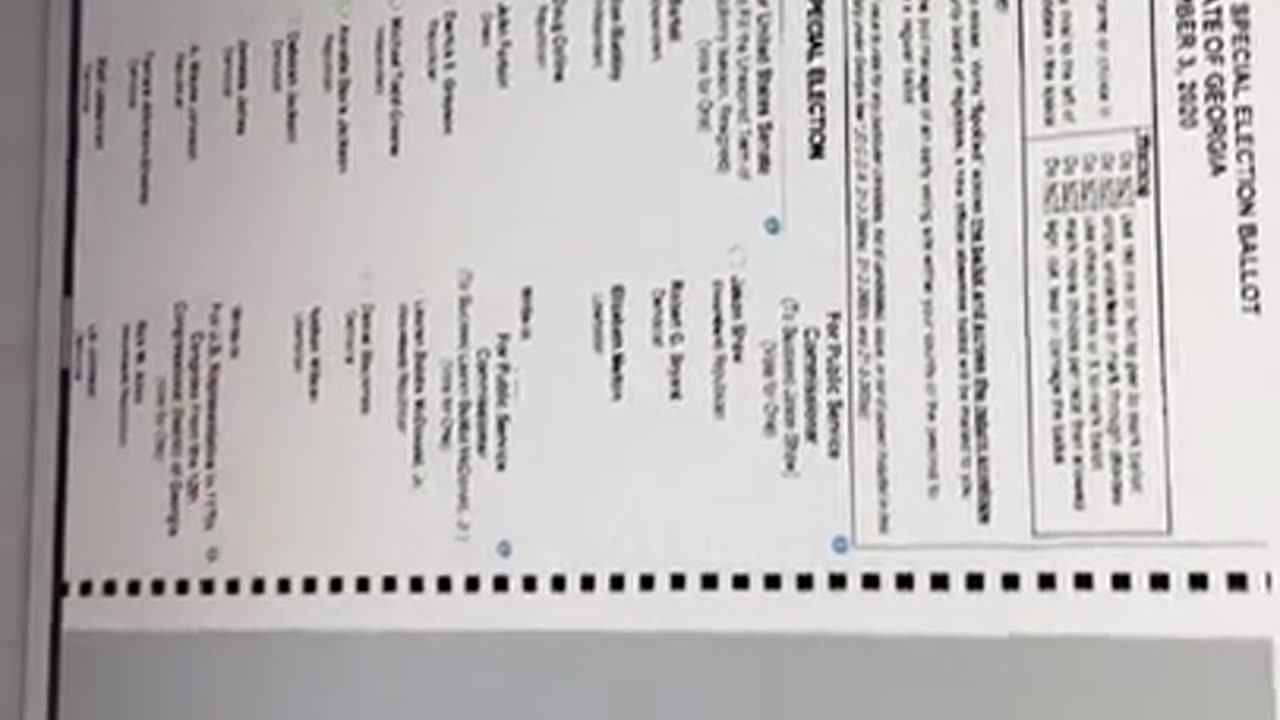 Dominion Voting Machine Flaws -- 2020 Election Coffee County, Georgia Video 1