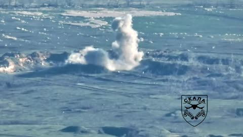 Destruction of Russian positions by artillery of the Armed Forces of Ukraine