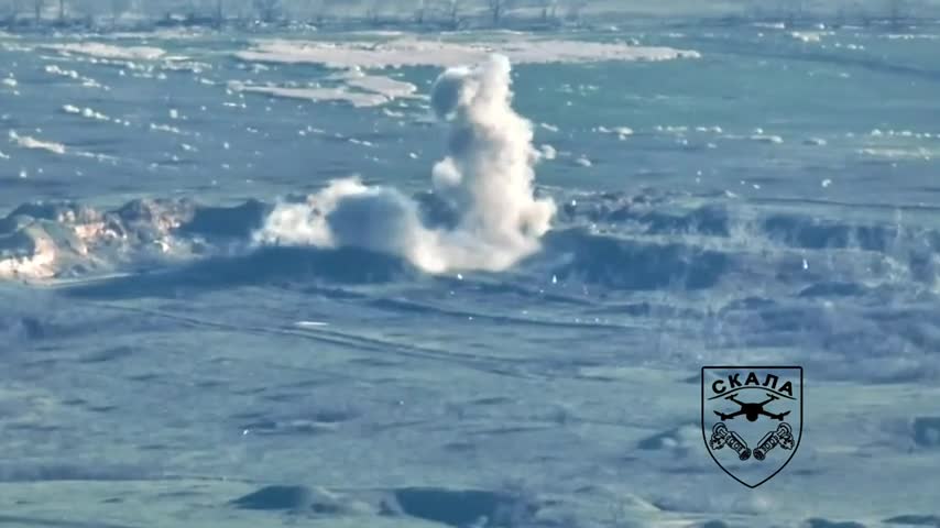 Destruction of Russian positions by artillery of the Armed Forces of Ukraine