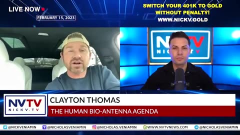 CLAYTON THOMAS DISCUSSES THE HUMAN BIO-ANTENNA AGENDA WITH NICHOLAS VEIAMIN