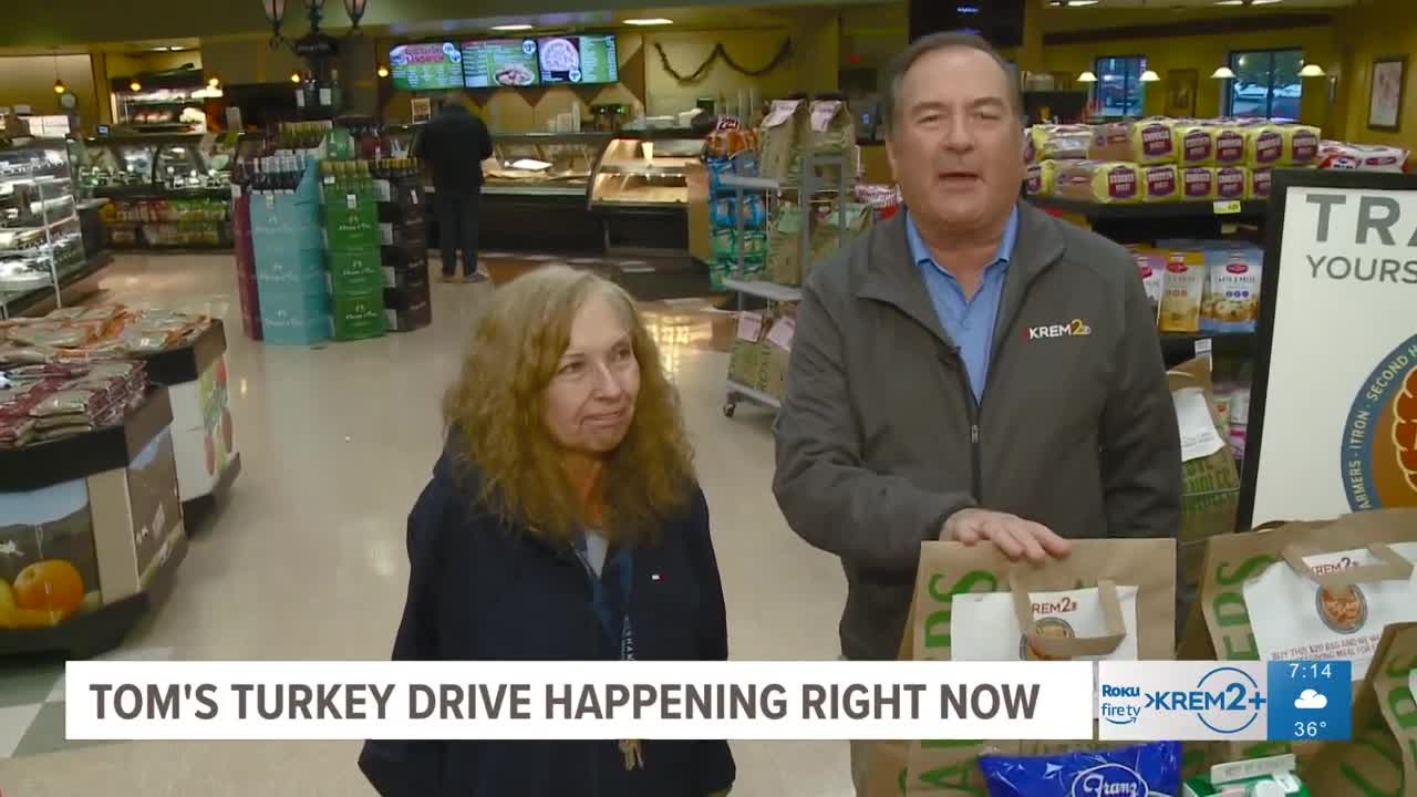 Tom's Turkey Drive is happening right now