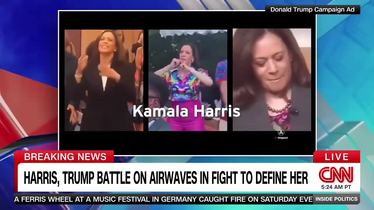 CNN's Road to 270 shows Trump's advantage over Biden has evaporated with Harris at top of the ticket