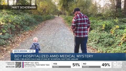 Canadian-boy visiting the Valley taken to the hospital after possible scorpion sting