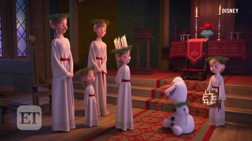 'Olaf's Frozen Adventure' Trailer Anna and Elsa's Snowman Pal Gets in the Holiday Spirit!