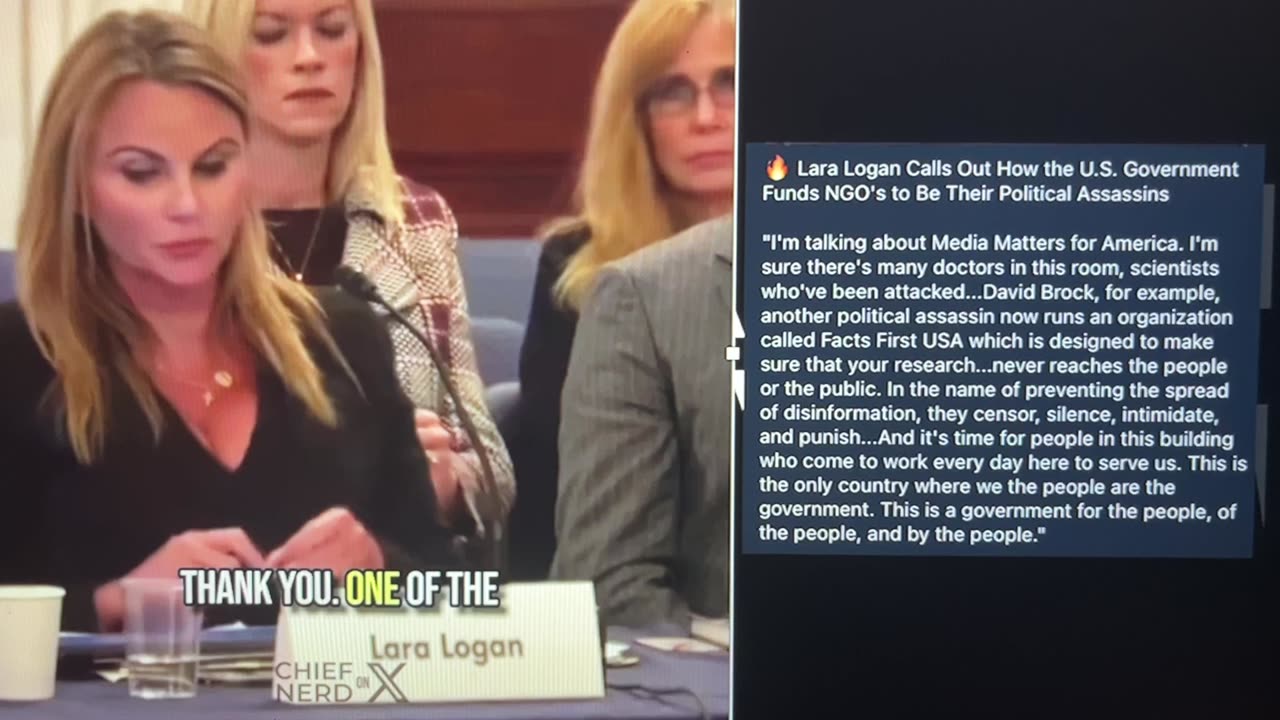 Lara Logan - It’s time we stop taking taxpayer funds to slit our own throats