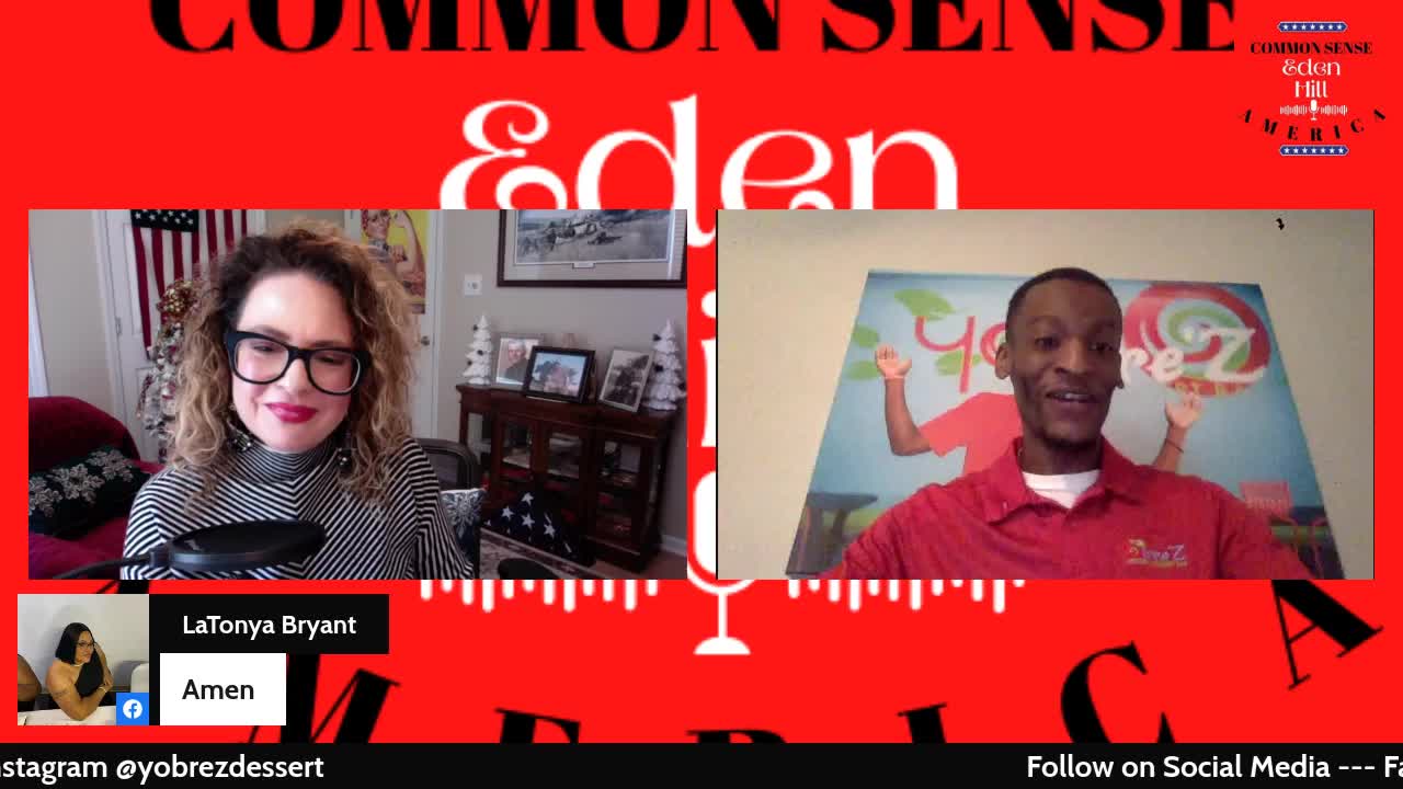 Common Sense America with Eden Hill & Breon Williams, Outstanding Young Entrepreneur of the Year.